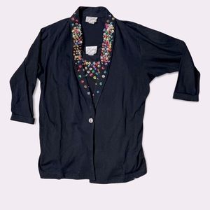 Vintage Sequin Tank Top & Sweater Set